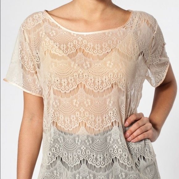 SOLD 🌷4/$20 American Apparel El Salvador lace blouse - Picture 2 of 9